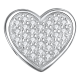 thumbnail image 3 of Charm corazón plata 925 microcircones dije para pandoras, 3 of 3