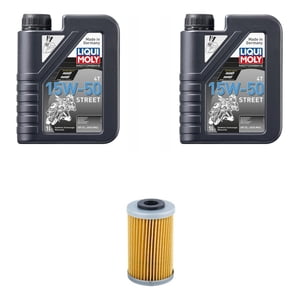 Liqui Moly - Kit Mantencion Moto Husqvarna Svartpilent 401 (2L + Filtro)