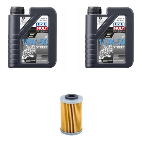 Liqui Moly - Kit Mantencion Moto Husqvarna Svartpilent 401 (2L + Filtro)
