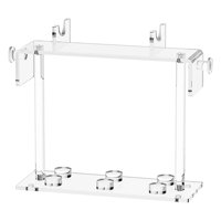 Bothyi - Organizador De Escritorio De Acrílico Transparente Para Peluquería, Encimera Y Hogar.