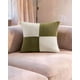 thumbnail image 4 of Pack De 4 Fundas De Cojin 45cmx45cm Chenille Rombo Color Verde, 4 of 4