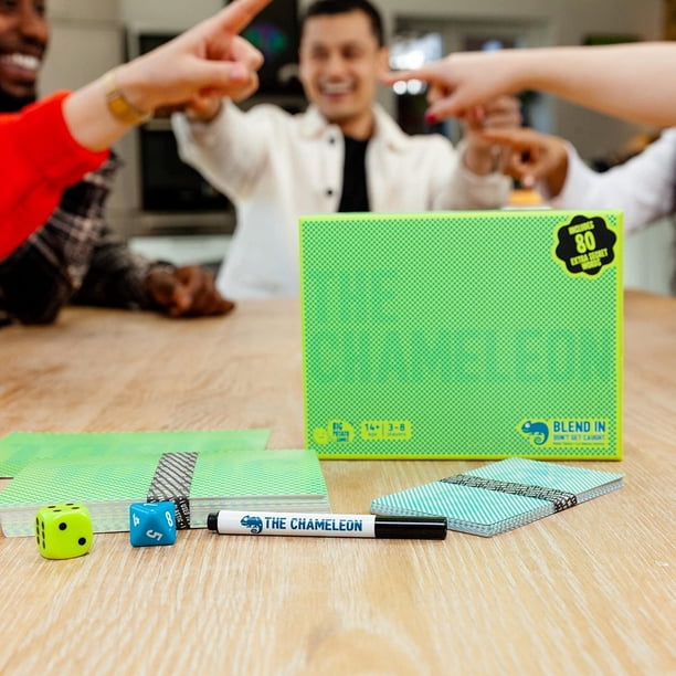 The Chameleon – Juego De Mesa De Deducción Social – Palabra Secreta Y Bluff – Ganador De Premios – Para 3 A 8 Jugadores Desde 14 Años (Inglés)