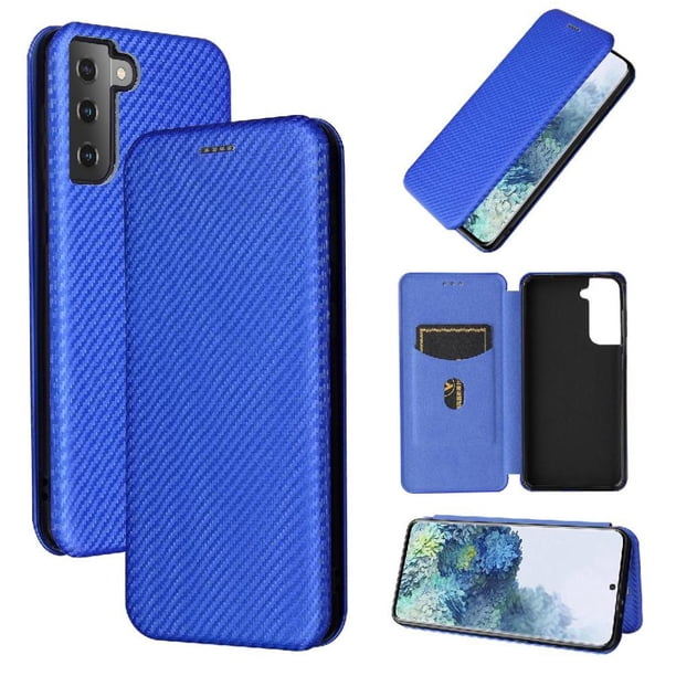 Funda Flip para FOXDOCK Samsung Galaxy S21 Plus - Funda magnética de negocios, funda protectora delgada