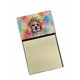 thumbnail image 1 of Dispensador recargable con soporte para notas adhesivas Chihuahua Hippie Dawg, 1 of 7