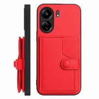 Foxdock Funda Para Xiaomi Redmi 13C 4G Con Bloqueo Rfid - Diseño Elegante Con Cierre De Botón