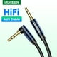 thumbnail image 2 of Cable Audio Auxiliar Curvo Jack 3.5mm M/M Trenzado 2m Azul Oscuro Ugreen Av112, 2 of 2