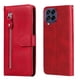 thumbnail image 5 of Funda con Cremallera para Samsung Galaxy M53 5G, Carcasa Cartera de Cuero PU con Soporte y Tarjetero, 5 of 6