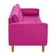 thumbnail image 5 of Sofa Retro 3cg Felpa 04 Fucsia, 5 of 6