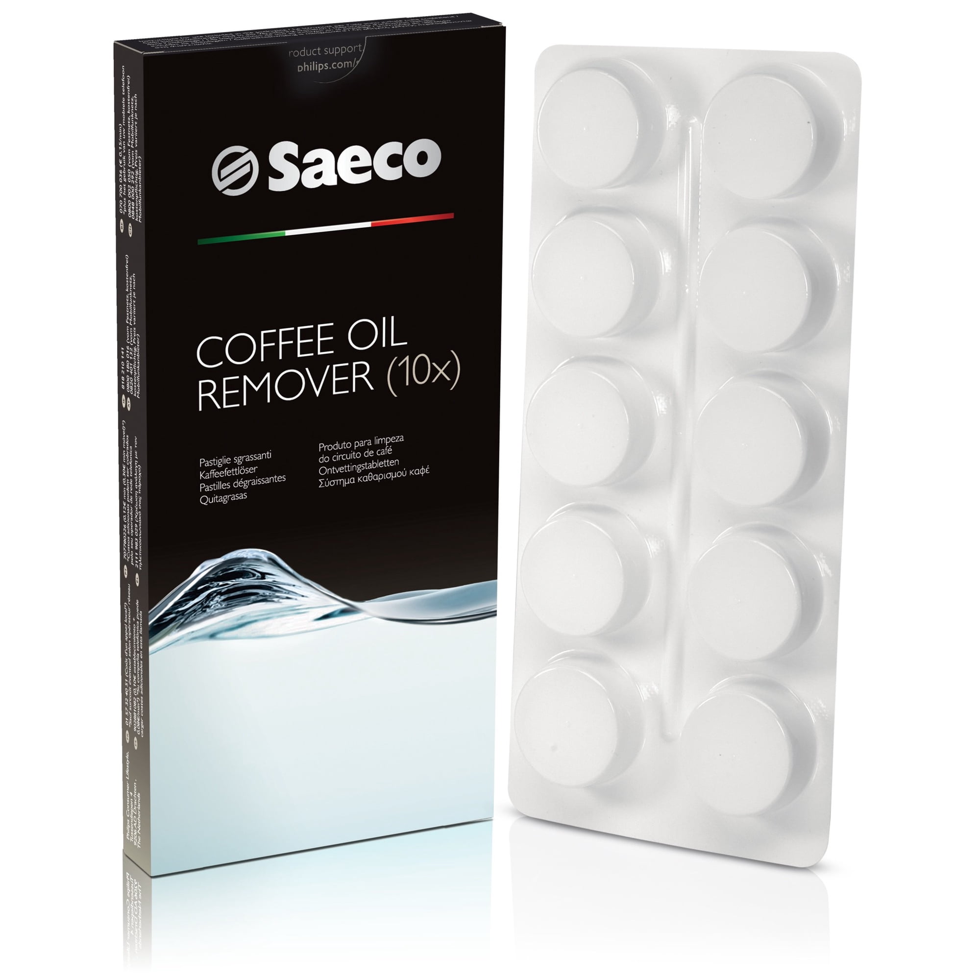 Tabletas Removedoras De Aceite De Café Saeco Ca6704/99 (paquete De 10)
