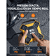 thumbnail image 4 of Inflador De Neumáticos Belug De 12v Cc 160psi De Metal amarillo, 4 of 5