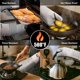 thumbnail image 2 of Juego de guantes y soportes para ollas Rorecay, silicona, 500 °C, color gris, 2 of 7