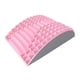thumbnail image 2 of Camilla para cuello y espalda, dispositivo relajante lumbar, masajeador de espalda baja con soporte lumbar, crujidor de espalda para silla, coche, Rosa, 2 of 5