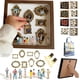 thumbnail image 1 of Kit mini museo personalizado DIY caja sombra figuras focos regalo aniversario, 1 of 8