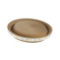 Ioensy - Rascador De Cartón Para Gatos, Cama, Salón, Tablero Rascador Corrugado, Juego Para Dormir S