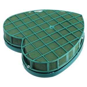 Magideal - Guirnalda De Boda Espuma Floral En Forma De Corazón Arreglos Florales Artificiales Base De Espuma Floristería De Jardín Arreglos Florales Decoraciones