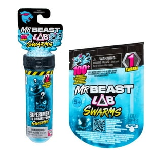 Tubos De Ensayo Mr. Beast Lab Swarms De Toy Abesons, Paquete De 2 Con Figura