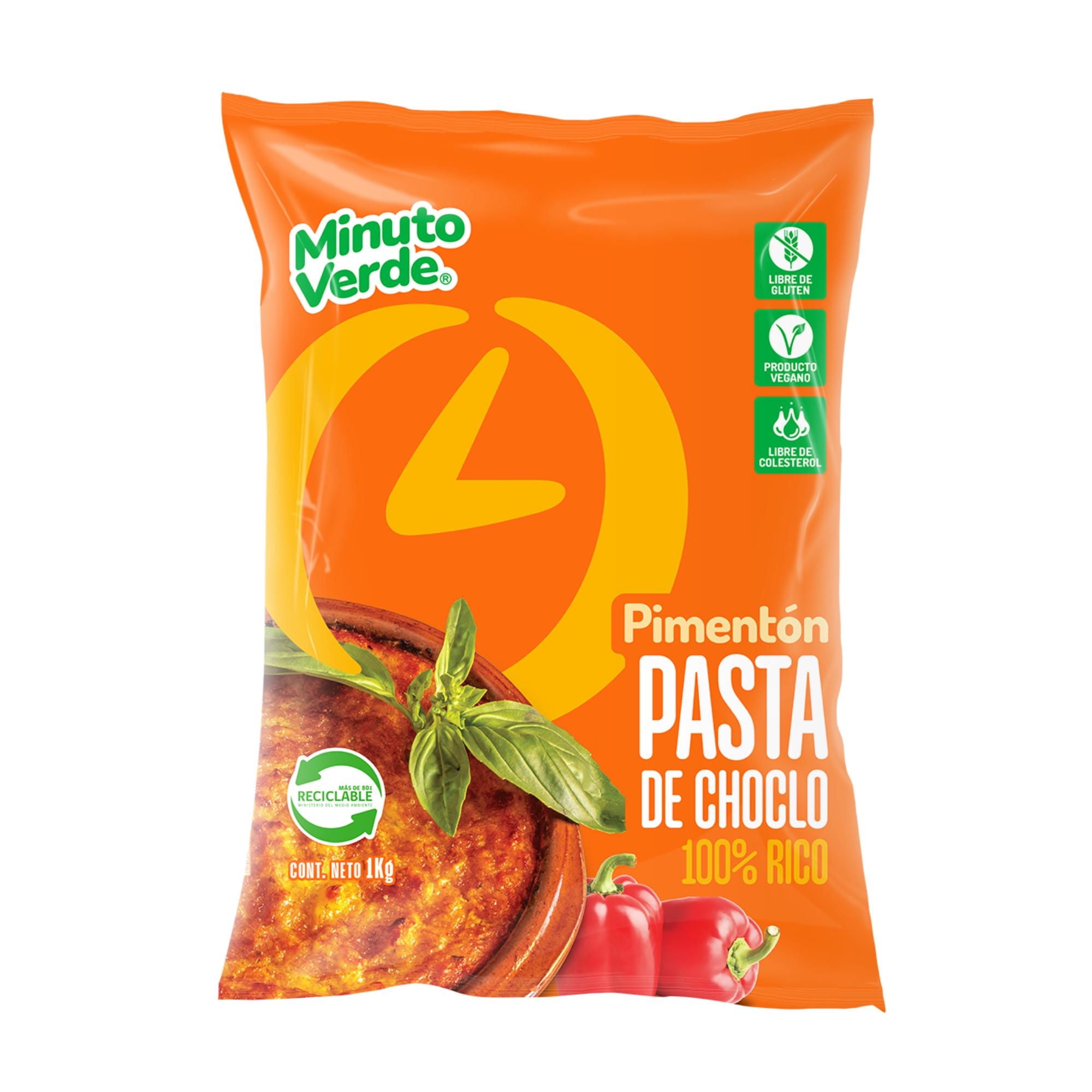 Pasta De Choclo Pimentón 1 kg Minuto Verde