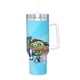 thumbnail image 2 of Super Why Vaso aislado de acero inoxidable con asa, diseño temático, regalo para familia, amigos y fans; incluye pajita y encaja en el portavasos estándar, 40 oz, 2 of 6