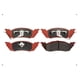 thumbnail image 1 of Set Pastillas Frenos Ital Brakes Delanteras Para Dodge Dakota I 2000 2000, 1 of 2