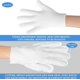 thumbnail image 5 of Guantes de algodón, 10 pares (20 unidades) de guantes blancos de algodón para mujeres y hombres, guantes de algodón elástico lavables para manos secas y eccemas, guantes de tela hidratantes, guantes d, 5 of 5