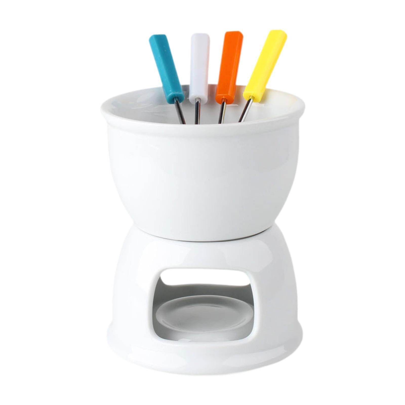 Bothyi - Pot De Fondue De Chocolate Té Té Porcelana De Porcelana Para Bodas Compromiso