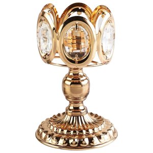 Magideal - Titular De La Luz Del Té Del Estilo Europeo Candelabro Candelabro Centro De Mesa Portavelas De Pilar De Metal Para El Ornamento Del Partido Del Hotel S