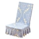 thumbnail image 5 of cubierta de la silla elástica del hogar para el comedor, boda, etc. floral azul claro, 5 of 5