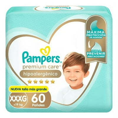 Pañales Premium Care Talla Xxxg 60 Un 60 Un Pampers