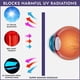 thumbnail image 4 of Gafas de bronceado Super Sunnies con protección UV para los ojos, color morado, 4 of 7