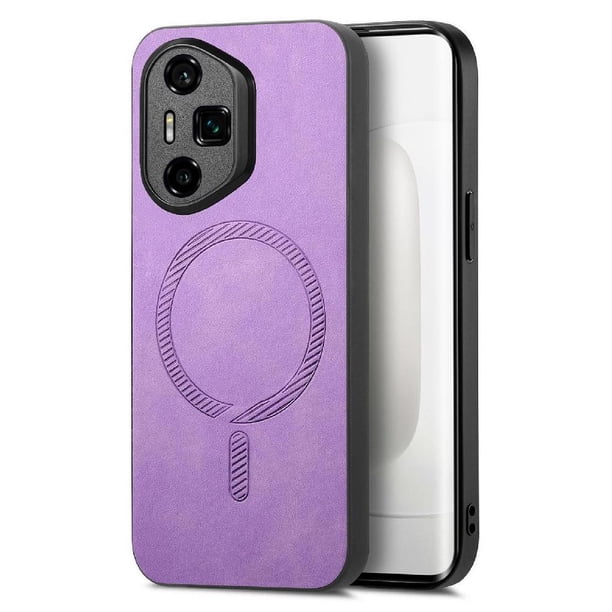 Magnetic Slim Case for Honor 300 Ultra with Camera Guard & Anti-Scratch Back Purple