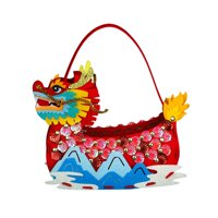 Bothyi - Kits De Manualidades Para El Festival Del Barco Del Dragón, Decoración Del Festival Del Barco Del Dragón Para Principiantes, Color Rojo