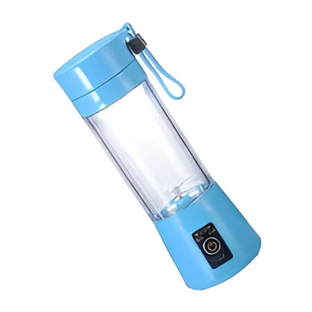 Importclick - Batidora Licuadora Juguera Portátil Usb Recargable 400 Ml Celeste