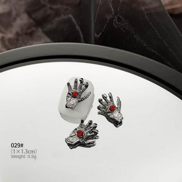 Personalized Nail Art Accessories Not Easy To Break Alloy Nail Art Crow Heart Cross Health & Beauty Cross Nail Art Jewelry