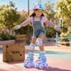 thumbnail image 2 of Patines 4 Ruedas Led Rupu Niñas Ajustable Sirena Aquapurple, 2 of 9