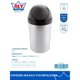 thumbnail image 2 of Papelera Baño Magaly 8.5 Litros Vaiven Metalizada, 2 of 2