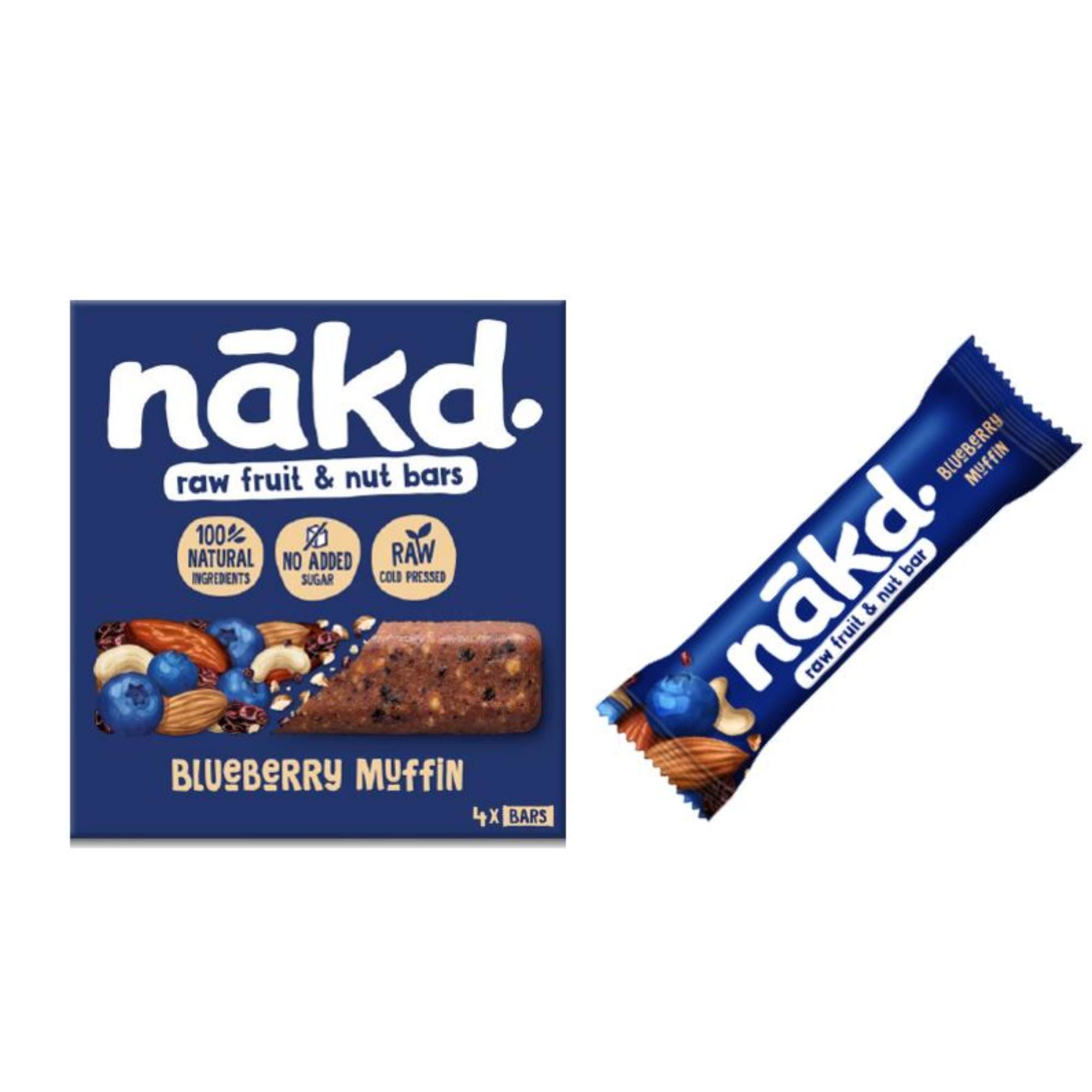 Nakd - Barra Blueberry Muffin (4 Un De 35g)