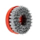 thumbnail image 5 of Cepillo de rueda de alambre Cepillo de pulido Rosca M14 Cepillo de esmerilado Accesorio Cepillo redondo abrasivo para piedra antigua Alambre de acero inoxidable Adecuado para Grano 1000, 5 of 5