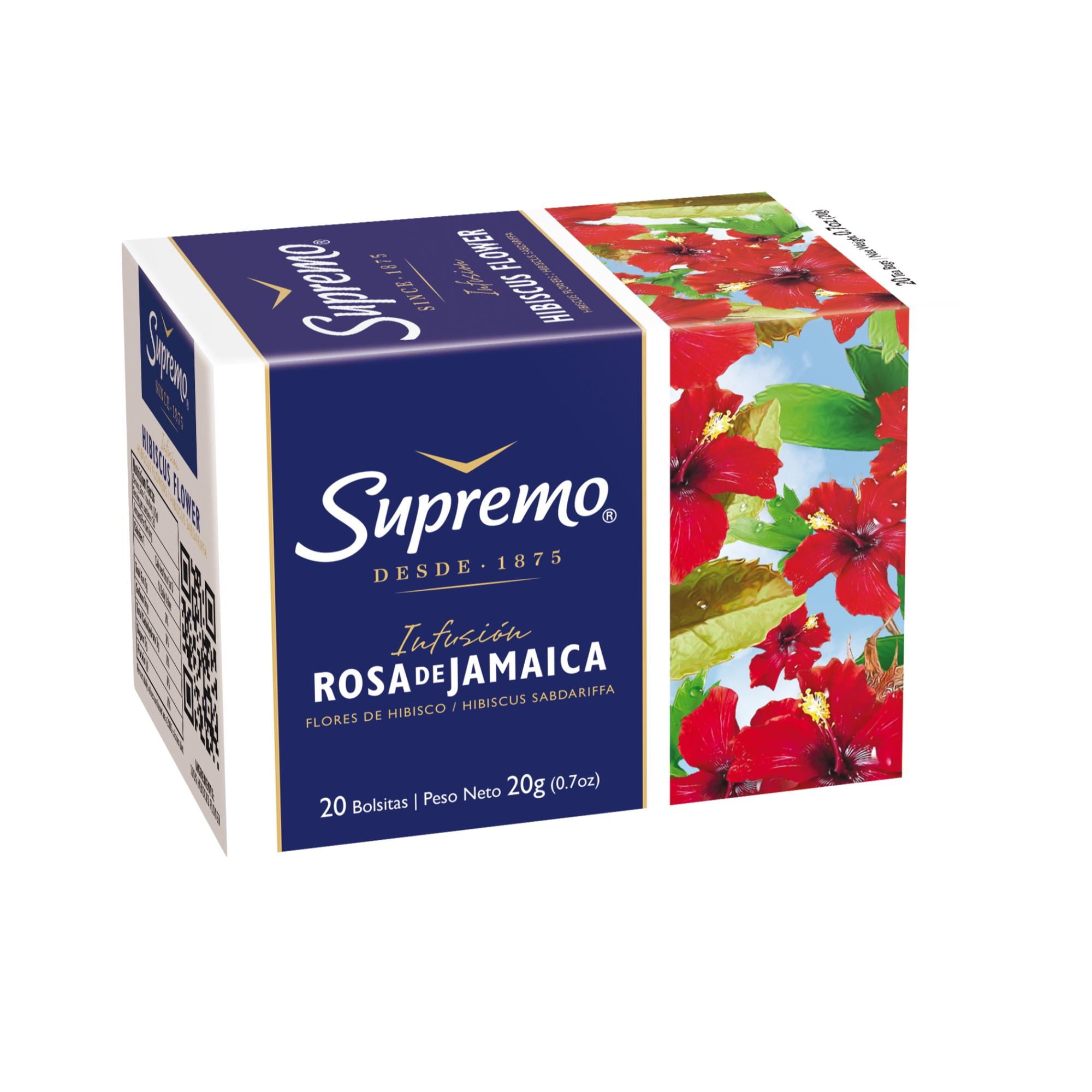 Té Rosa De Jamaica Caja 20 Un Supremo