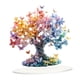 thumbnail image 5 of Mariposa Lucky Tree Ornament Desktop Decor 2d Regalo Acrílico Árbol de la vida Decoración para la sala de estar de la sala del dormitorio estantería, 5 of 5