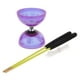 thumbnail image 1 of 10.5cm Triple Bearing Malabares Diabolo Juguetes Con Palos Y Juego De Cuerdas Púrpura, 1 of 3