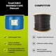 thumbnail image 3 of Cable Ethernet TRUE CABLE Cat6 Plenum blindado de 1000 pies, negro, 3 of 7