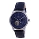 thumbnail image 1 of Reloj Analógico Zeppelin Flatline Open Heart Esfera Azul Correa De Cuero Automático Negro Masculino, 1 of 4