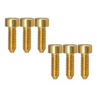 Bothyi - Sillines De Puente De Guitarra Eléctrica Tornillos De Cuerda De Bloqueo Para Reparación De Guitarra Aureate