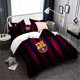thumbnail image 1 of FC Barcelona Football Team Microfiber Quilt Set with Zippered Duvet Cover and Pillowcases), 1 of 3