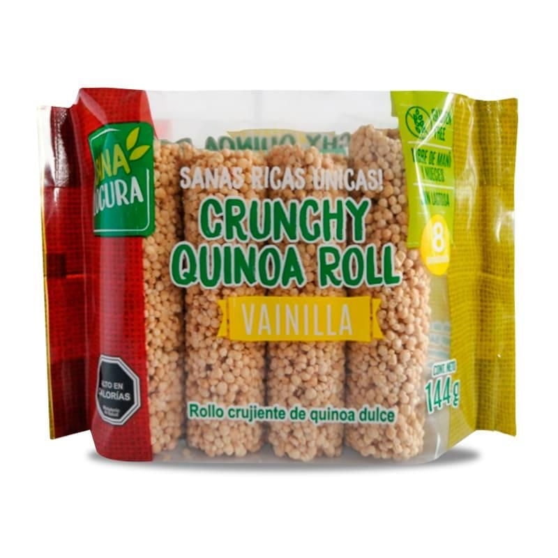 Crunchy Quinoa Roll Vainilla 144 g Sana Locura