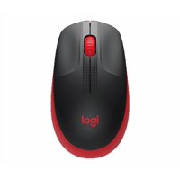 Mouse Logitech M190 Full-Size Wireless Rojo