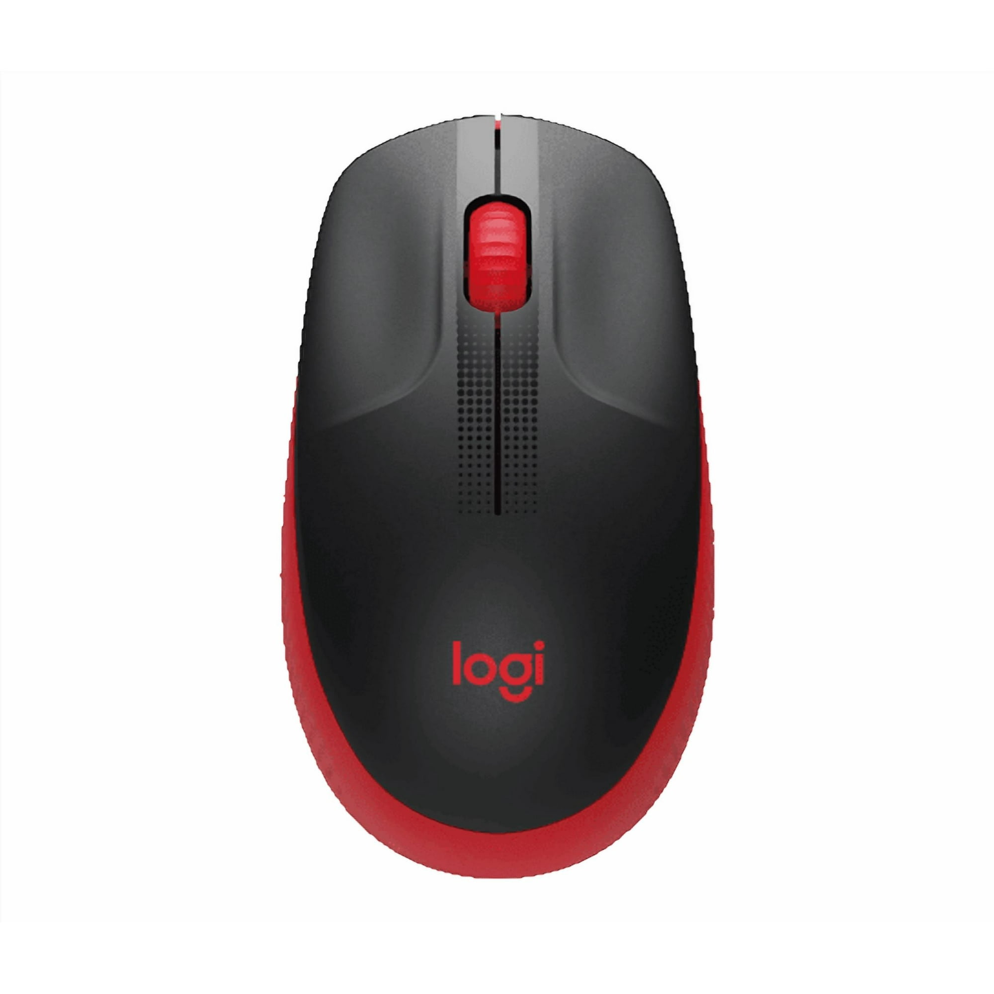 Mouse Logitech M190 Full-size Wireless Rojo