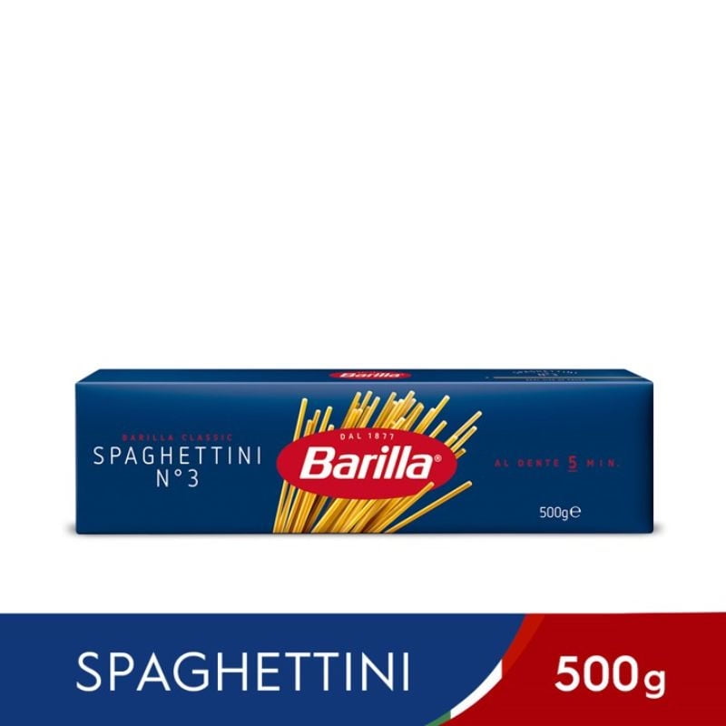 Fideo Pasta Spaghettini N°3 Bolsa 500 g Barilla