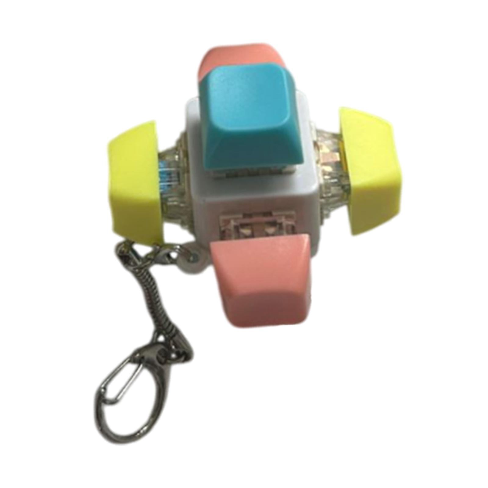 Bothyi - Llavero Con Teclado Antiestrés, Tecla Mecánica, Botón De Teclado Para Adolescentes, Regalos