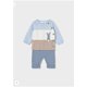 thumbnail image 1 of Conjunto pantalon celeste y jersey con diseño conejito celeste 2 A 4 Meses, 1 of 5